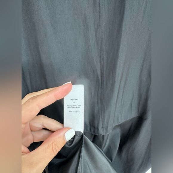 Elizabeth and James Asymmetrical Ruffled Sleeveless Mini Dress L - Picture 8 of 9